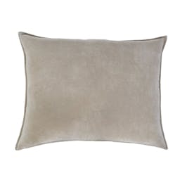 Bianca Velvet Oversized Pillow by Pom Pom at Home - Natural