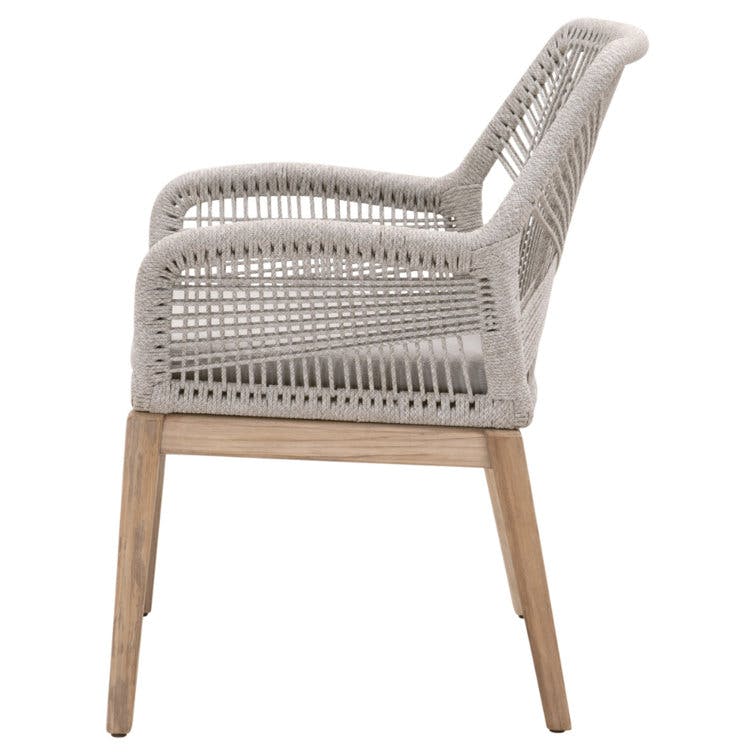 London Indoor / Outdoor Dining Arm Chair - Taupe