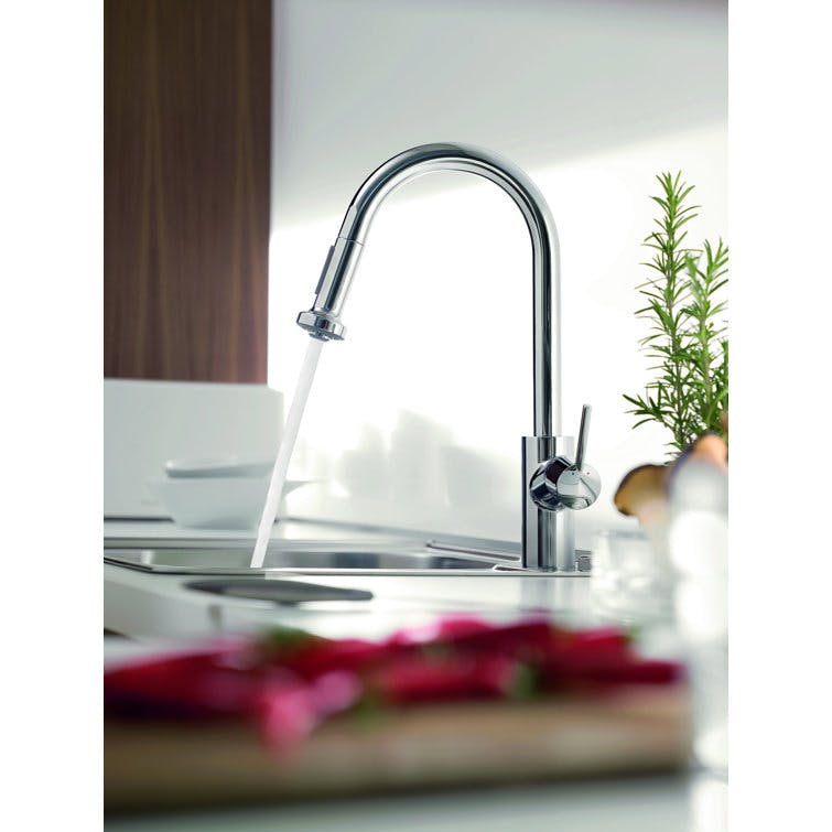 Talis S² Pull Down Single Handle Kitchen Faucet with Handle and Supply Lines