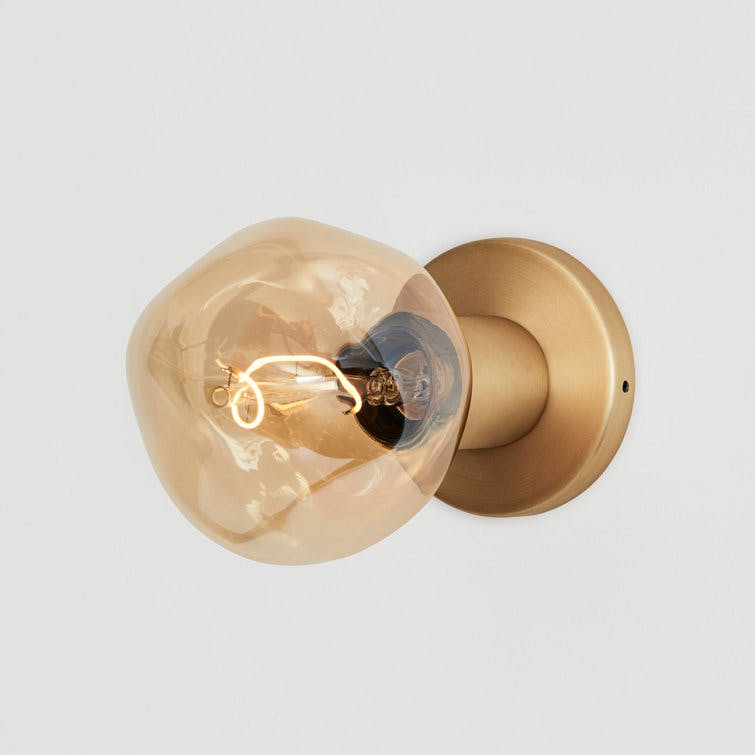 Elegant Brass Tala Voronoi I Dimmable Wall Sconce