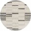 Uptown 8' Round Taupe/Beige/Charcoal Hand Tufted Wool Rug