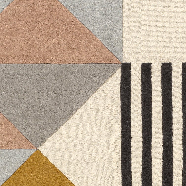 Laureate 72"x108" Multi-Color Modern Wool Area Rug