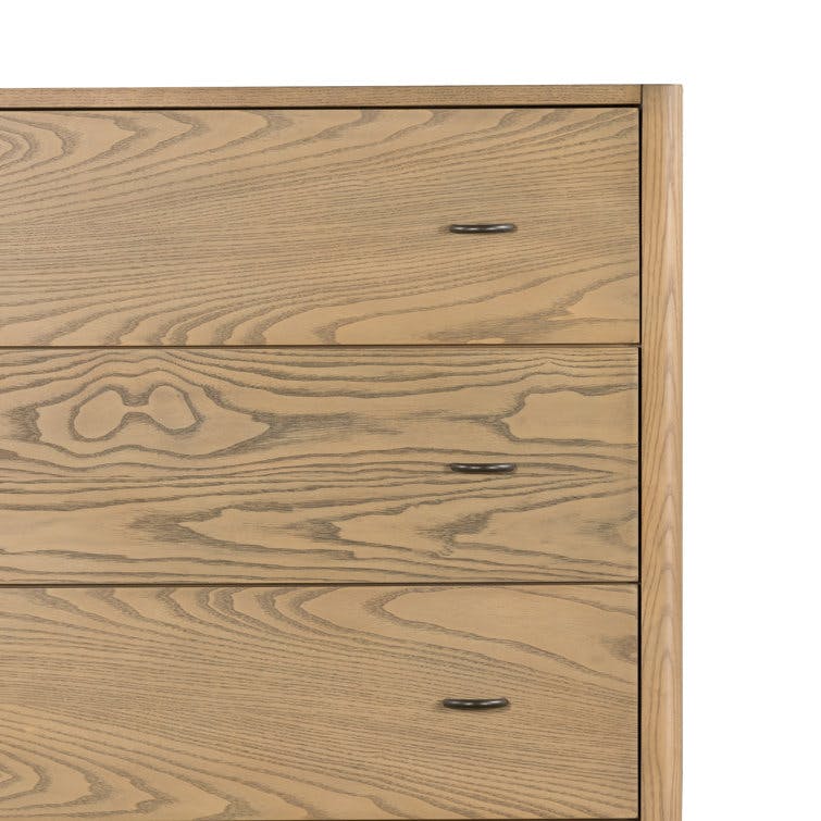 Laird Natural 5-Drawer Wood Dresser