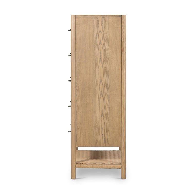 Laird Natural 5-Drawer Wood Dresser