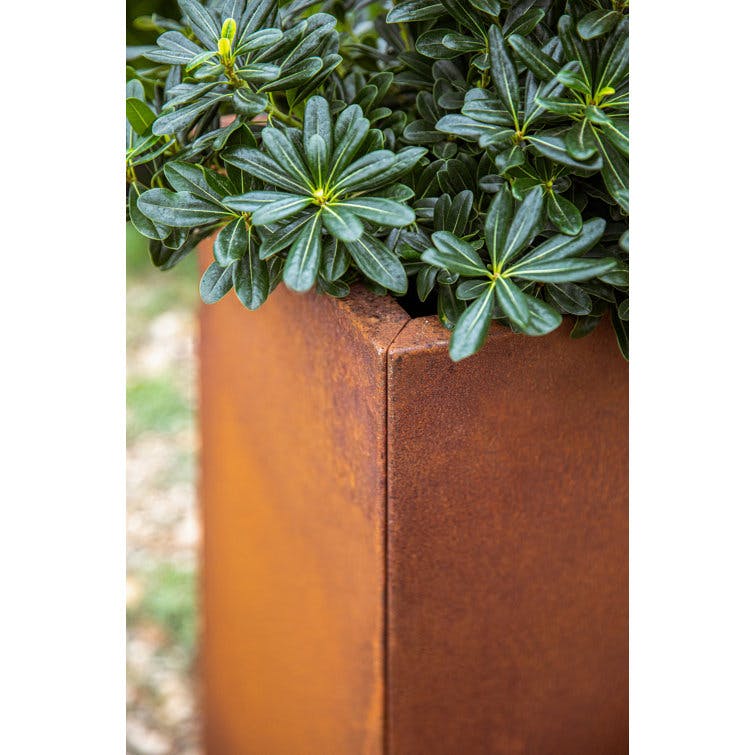 Corten Steel Series Pedestal Planter