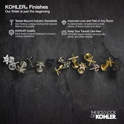 Kohler Purist Performance Showering Kit, 1.75 GPM Multifunction Showerhead and Handshower Package, Three Spray Settings