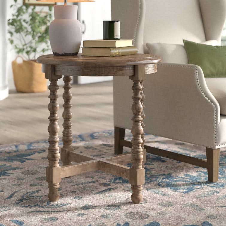 Jacob Solid Wood End Table