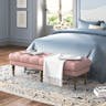 Landis 62" Backless Upholstered Tufted Bench with Nailhead Trim