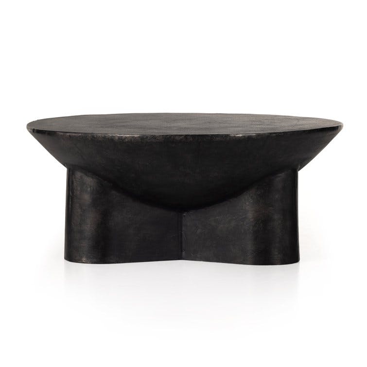 Lagos Round Coffee Table - Black