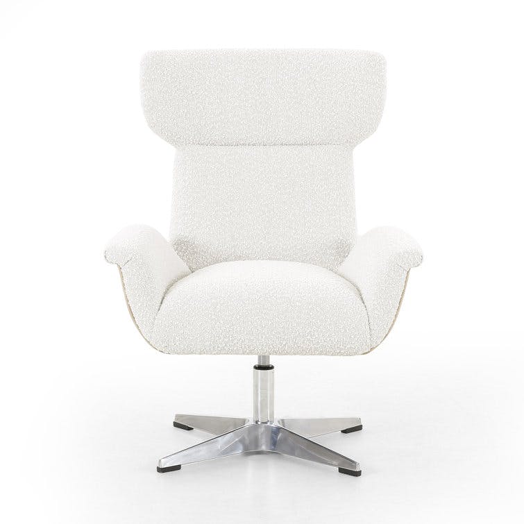 Winged Arms Swivel Office Chair