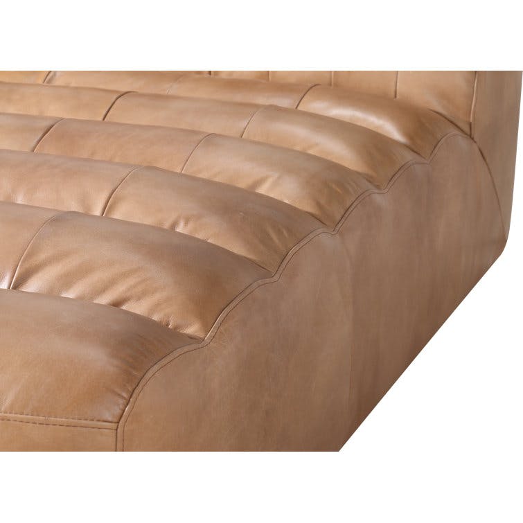 Anya Modular Leather Chaise Sectional