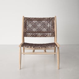 Kazbah Genuine Leather Side Chair