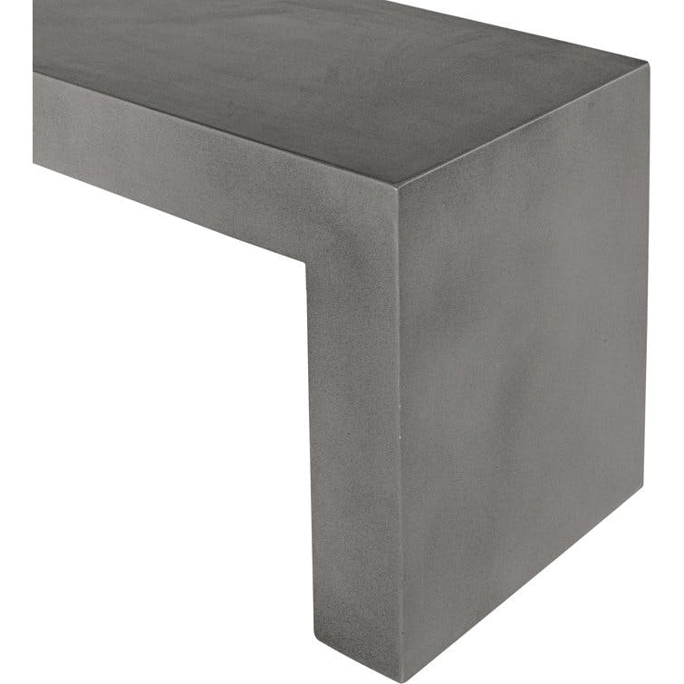 Magen Grey Concrete Indoor/Outdoor Bench