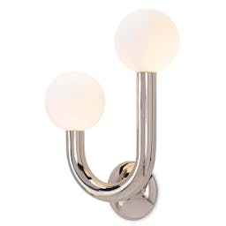 Happy Sconce by Regina Andrew - Polished Nickel / Left Facing