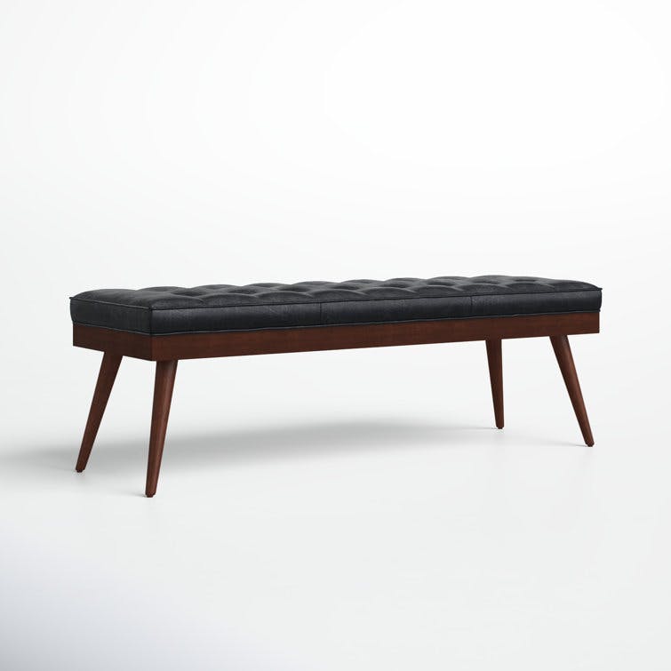 Athan Genuine Leather Bench