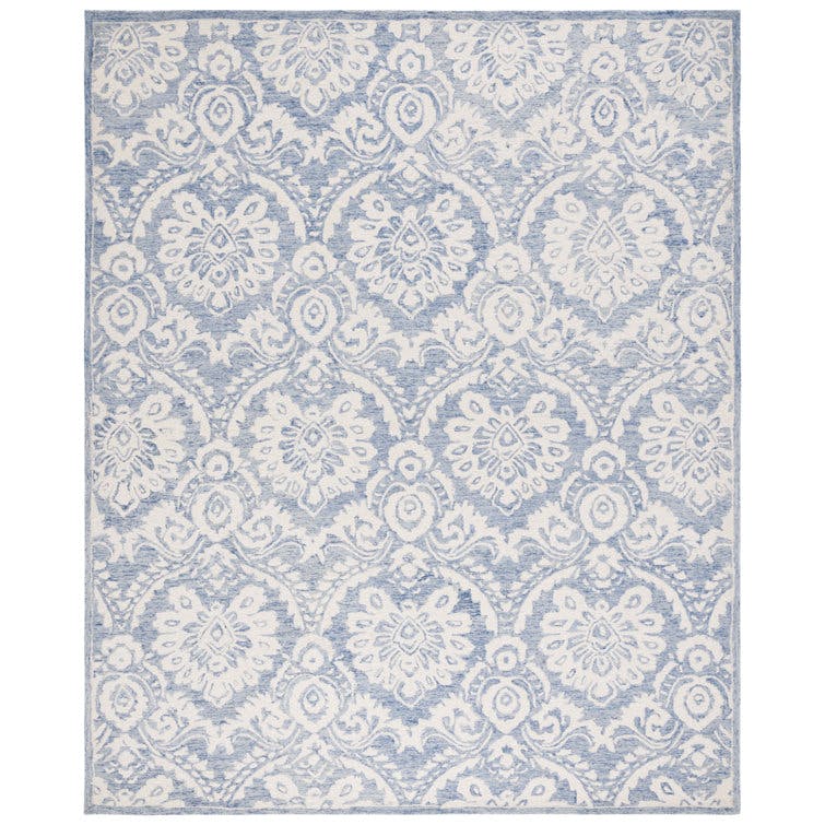 Tansy Blue/Ivory Hand Tufted Wool Rug