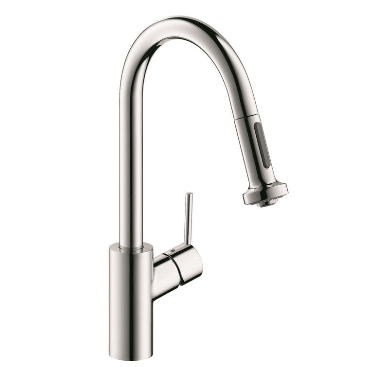 Talis S 15" Stainless Steel Optic Pull Down Kitchen Faucet