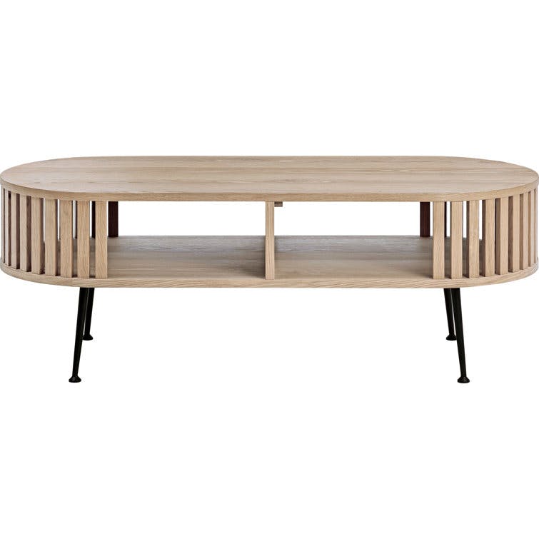 Olivia White Oil Solid Wood Coffee Table
