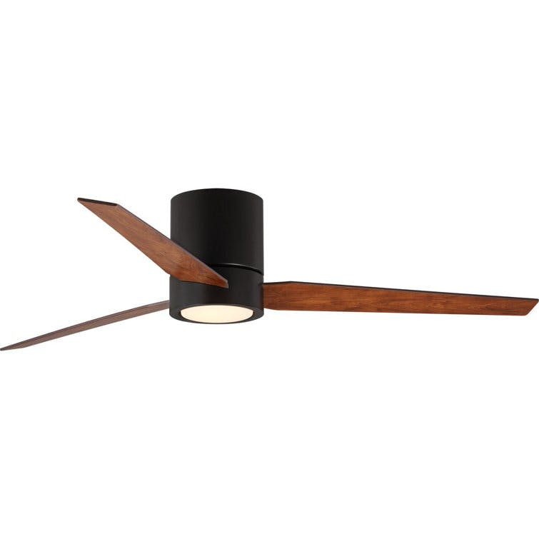 Braden Architectural Bronze 56" Low Profile Ceiling Fan with LED & Remote
