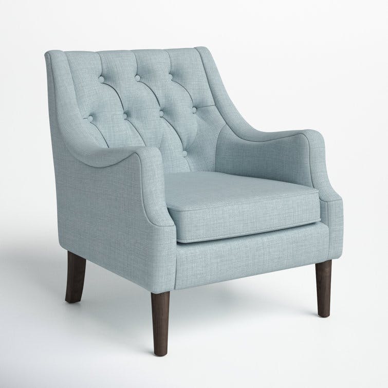 Anatonia Button Tufted Wingback Accent Chair