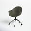 Kealey Green and Black Swivel Office Chair