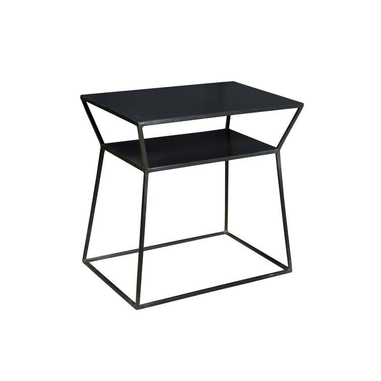 Onri Contemporary Black Side Table