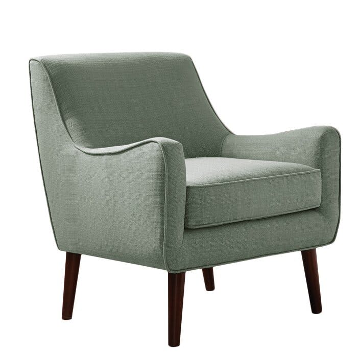 Femi Seafoam Green Upholstered Armchair