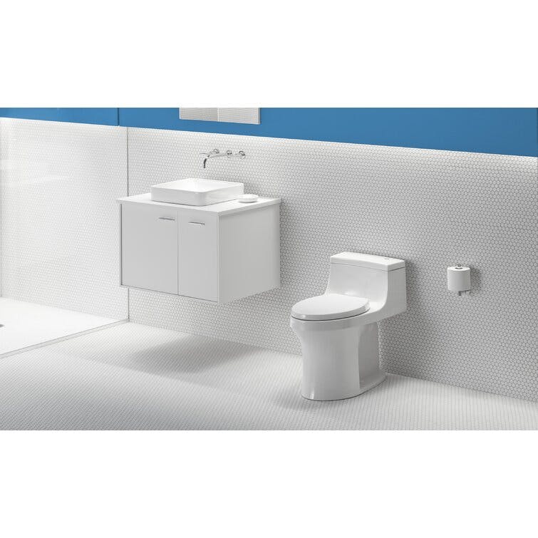 Vox® Ceramic Square Vessel Bathroom Sink with Overflow