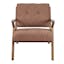 Desi Orange Upholstered Accent Chair