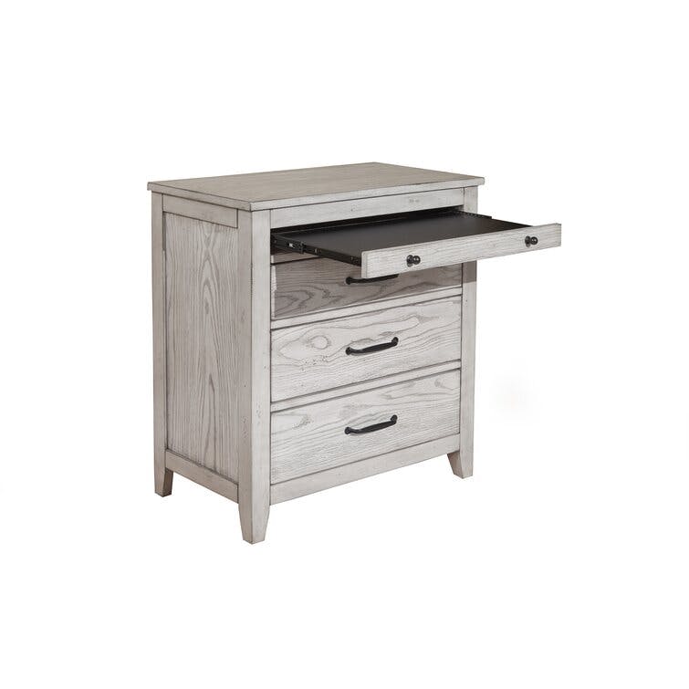 Hamar Solid + Manufactured Wood Nightstand