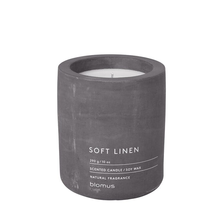 Fraga Soft Linen Scented Concrete Jar Candle