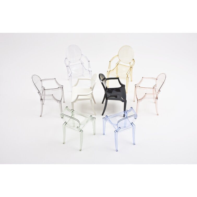 Louis Ghost Stackable Armchair by Philippe Starck