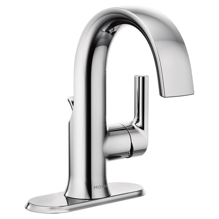 Doux Single Hole Bathroom Faucet with Drain Assembly
