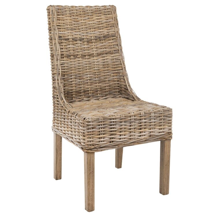 Armine Wicker Side Chair in Natural
