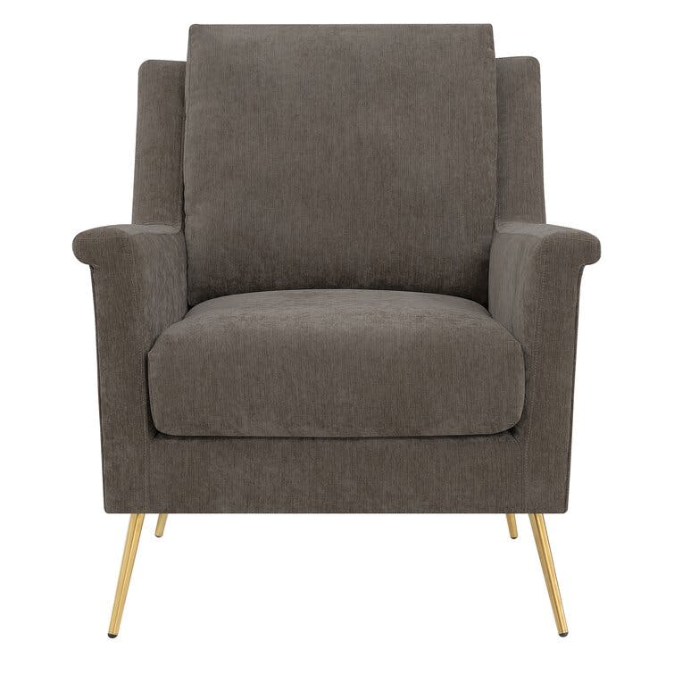 Craig Upholstered Cocoa Armchair