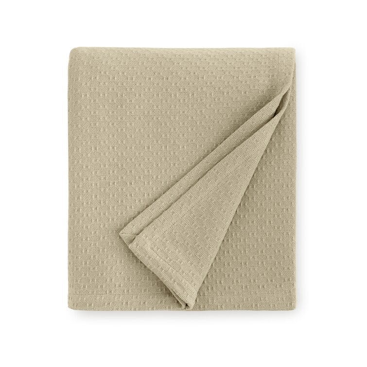 Portuguese Breeze Full-Size Solid Cotton Blanket