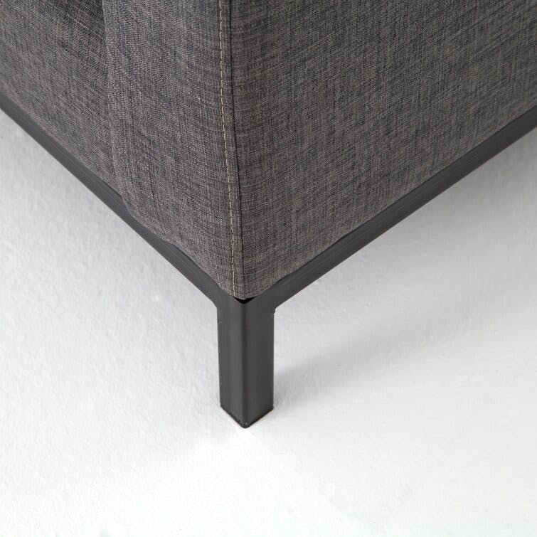 Fritzie Corner Sectional Sofa - Charcoal
