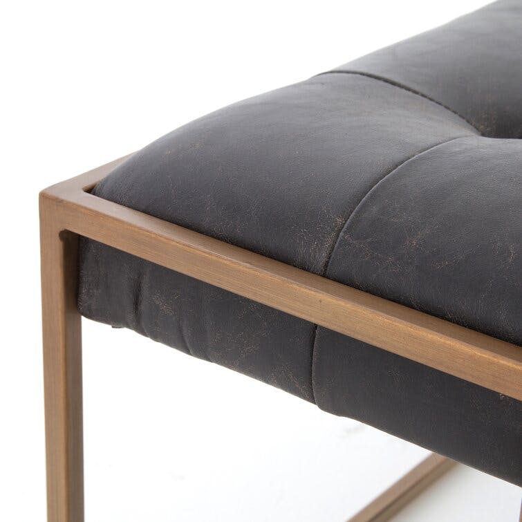 Olwina Leather Coffee Table - Small