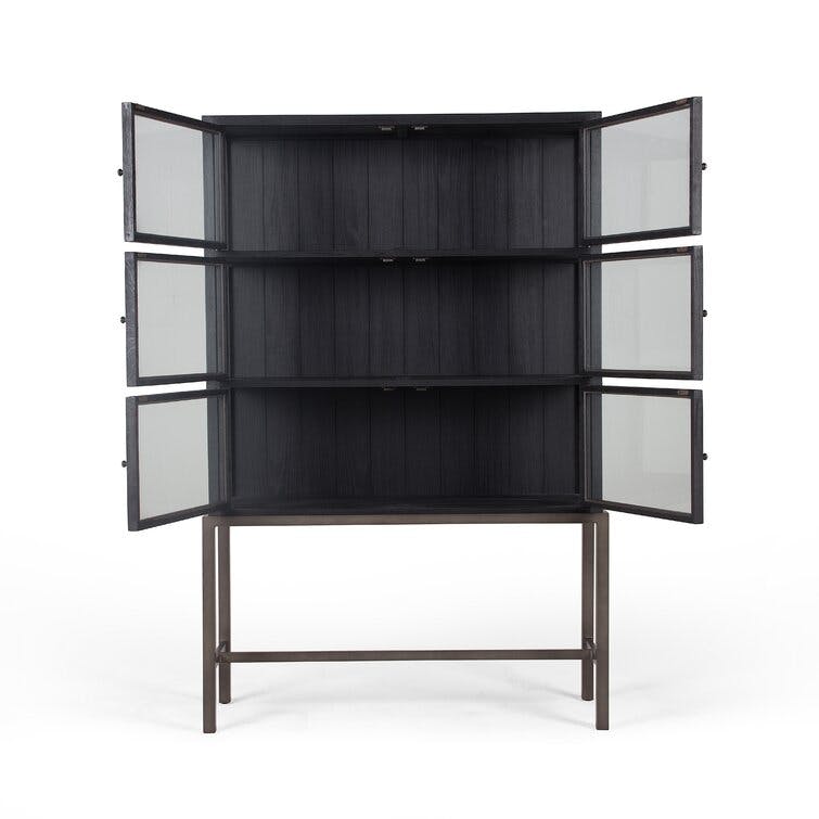 Curio Tall Cabinet (45.75") - Drifted Black