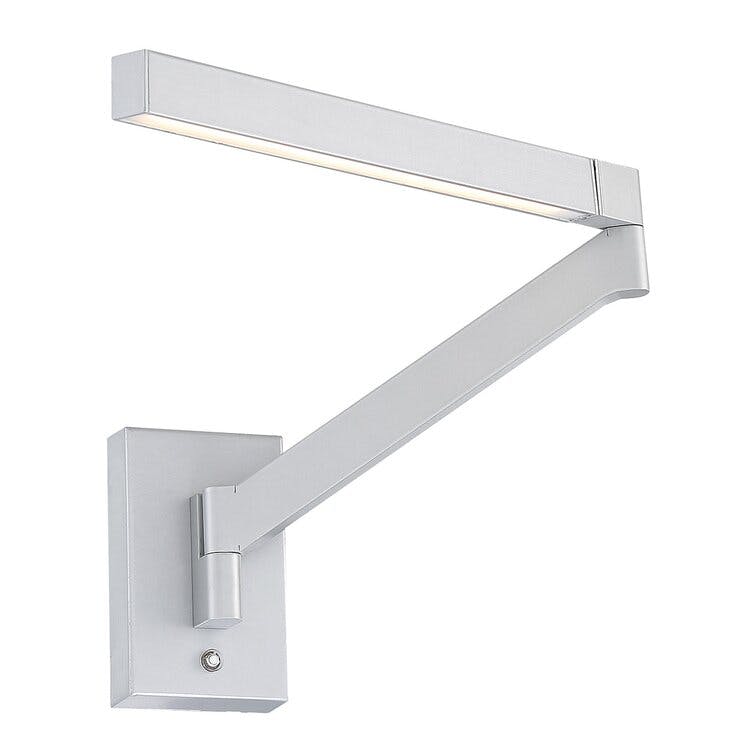 Beam Aluminum Dimmable LED Swing Arm Sconce