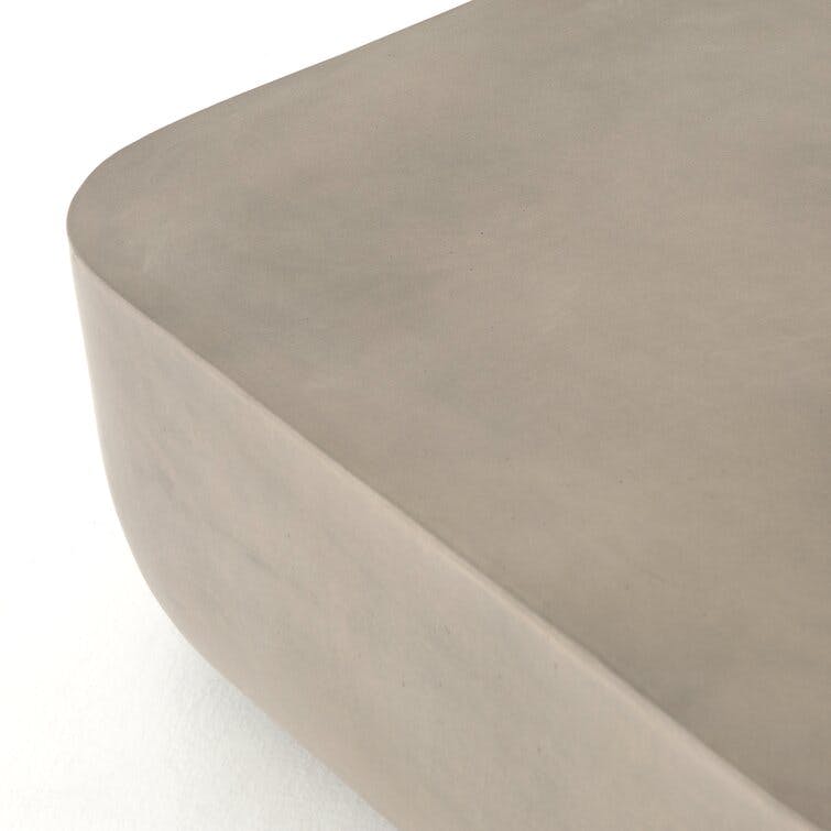 Mara Square Grey Concrete Indoor/Outdoor Coffee Table