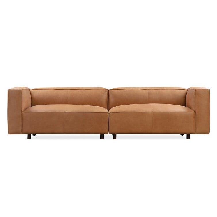 Bria 110.24" Leather Sofa