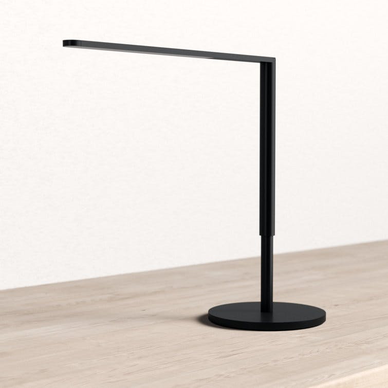 Lady7 Metallic Black Adjustable USB Desk Lamp