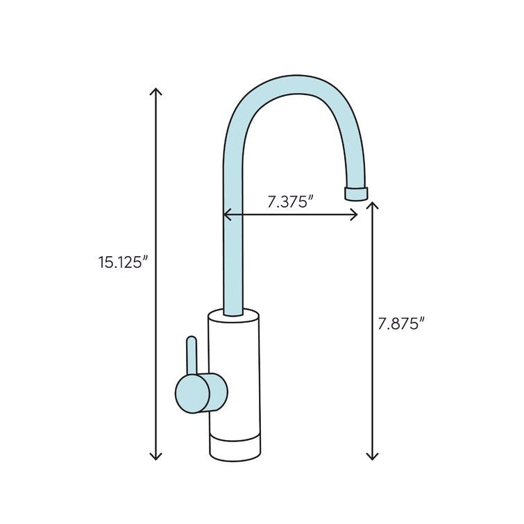 Talis S 15" Stainless Steel Optic Pull Down Kitchen Faucet