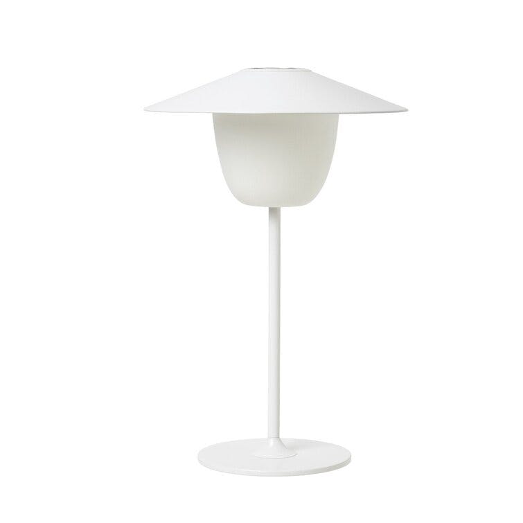 Ani 13" White Metal Novelty Rechargeable LED Table Lamp