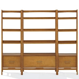 70.5" 3pc Landon Bookcase Set - Crosley