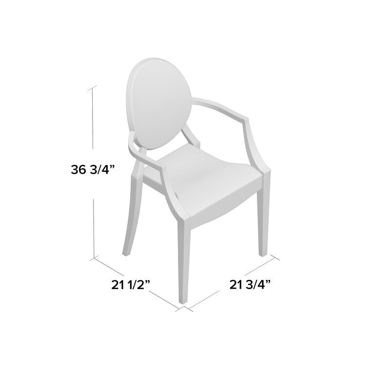 Louis Ghost Stackable Armchair by Philippe Starck