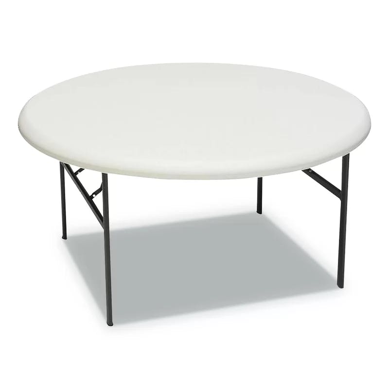 Platinum 150cm Round Blow-Moulded Folding Table with Steel Frame