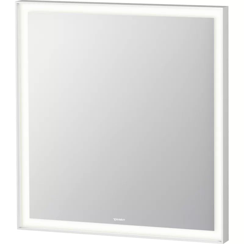 Modern Frameless Rectangular LED Bathroom Mirror 27.5" x 25.63"