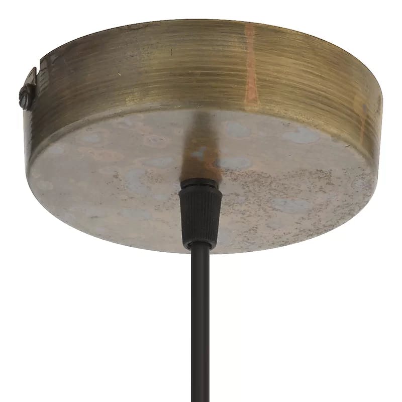 Neddie 18.5" Brass Dome Pendant with Adjustable Cord